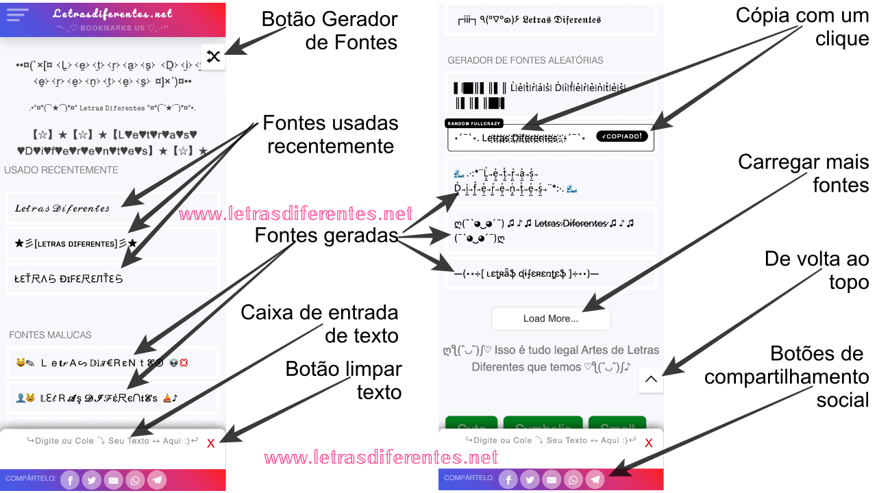 como-usar-letras-diferentes